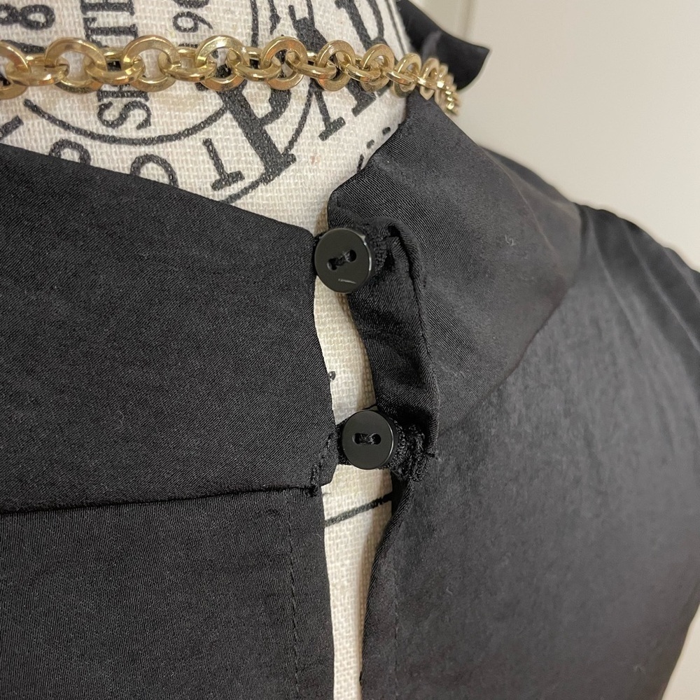 Astr Black Blouse Size Large - Picture 5 of 9